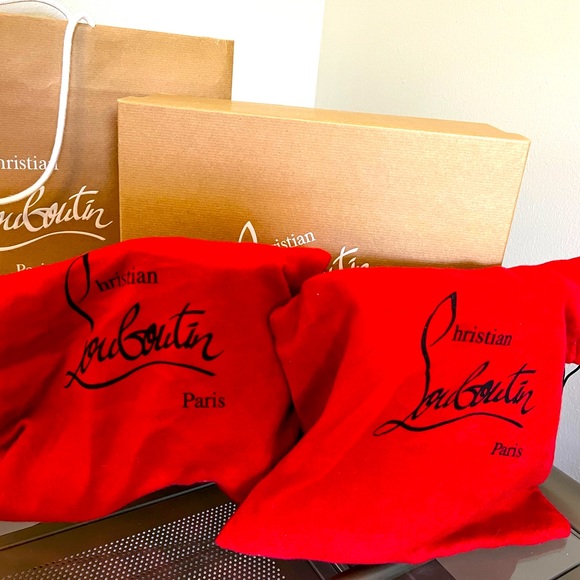 Christian Louboutin black high heel booties - Picture 2 of 8